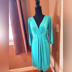 BCBG Maxazria Turquoise dress, size M, brand new with tags.